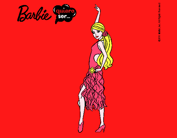 Barbie flamenca