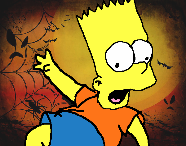 Dibujo Bart 2 pintado por benjiman