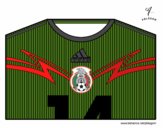 Camiseta del mundial de fútbol 2014 de México