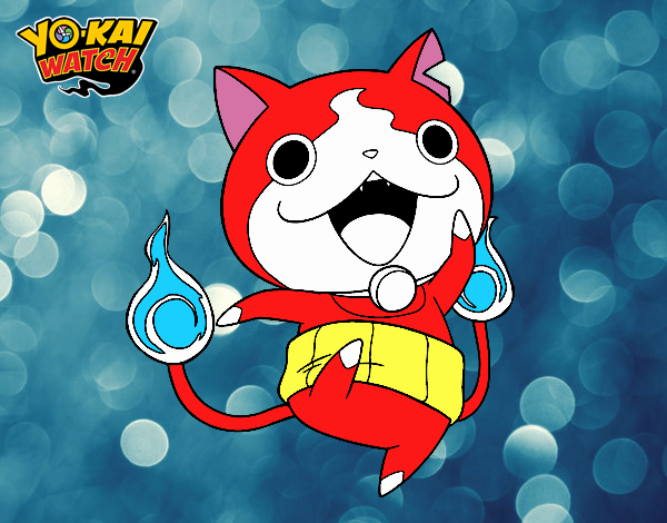 Jibanyan saltando