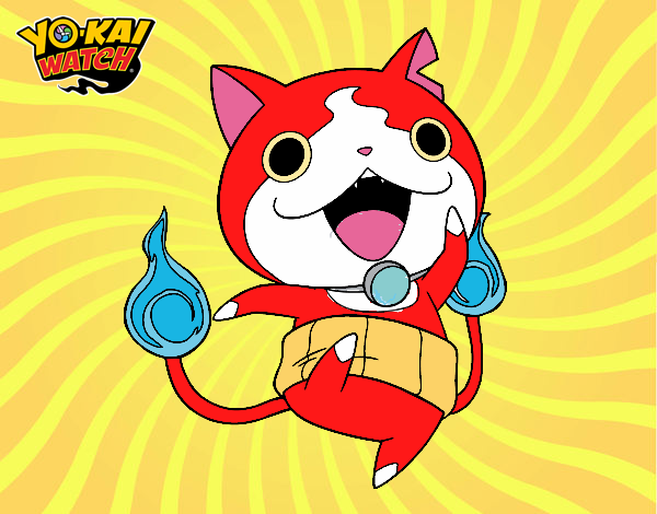 Jibanyan saltando