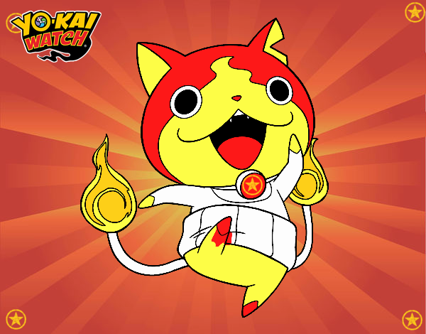 Jibanyan saltando