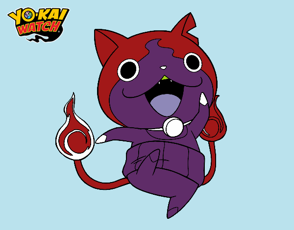 Jibanyan saltando