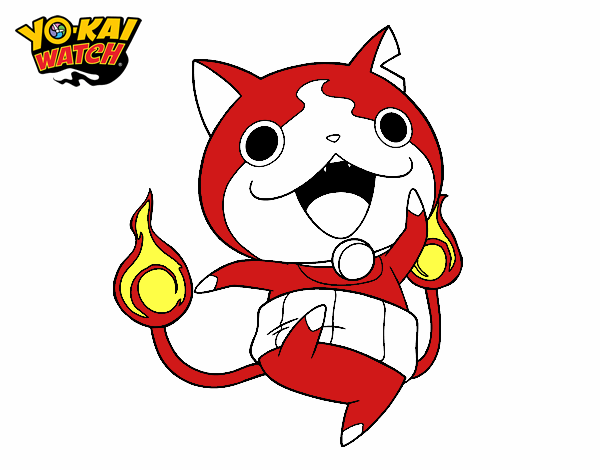 Jibanyan saltando