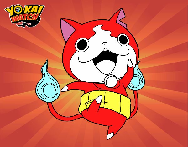 Jibanyan saltando