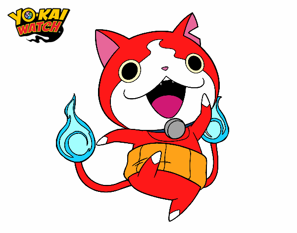 Jibanyan saltando