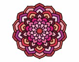 Dibujo Mandala pétalos de flor pintado por storm75