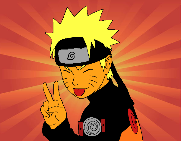 Naruto sacando lengua