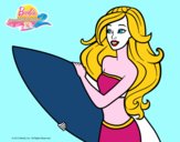 Barbie va a surfear