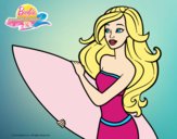 Barbie va a surfear