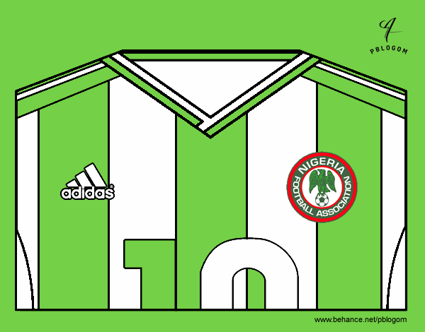 nigeria camiseta nueva