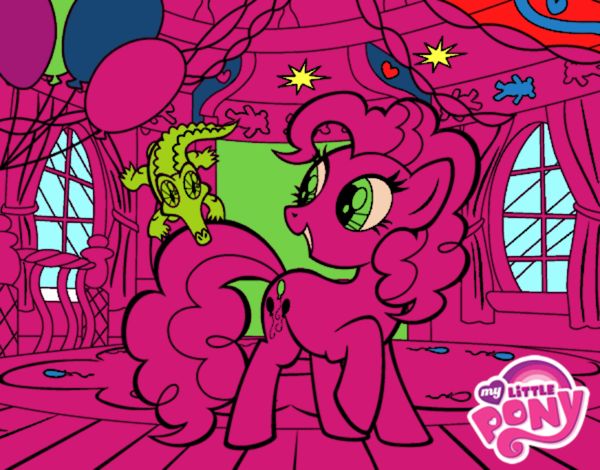 Dibujo El cumpleaños de Pinkie Pie pintado por amalia