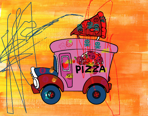 Food truck de pizza