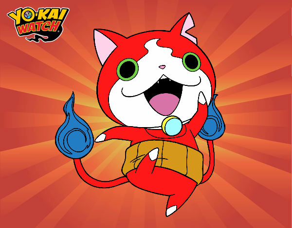 Jibanyan saltando