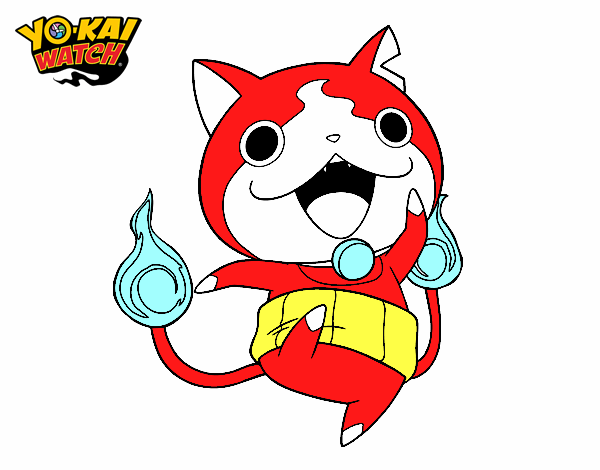 Jibanyan saltando