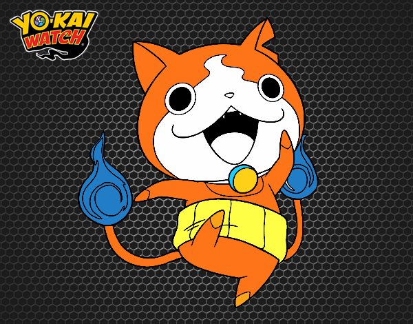 Jibanyan saltando