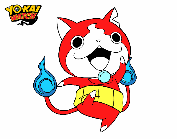 Jibanyan saltando