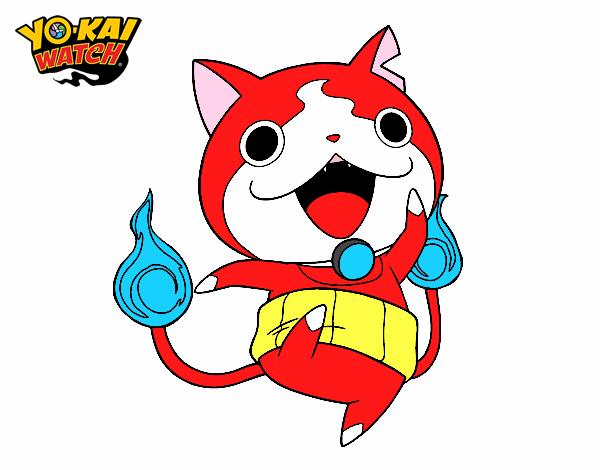 Jibanyan saltando