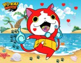 Jibanyan saltando