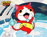 Jibanyan saltando