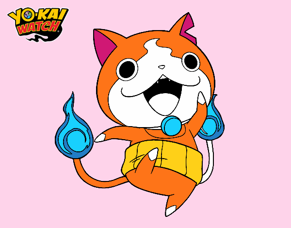 Jibanyan saltando