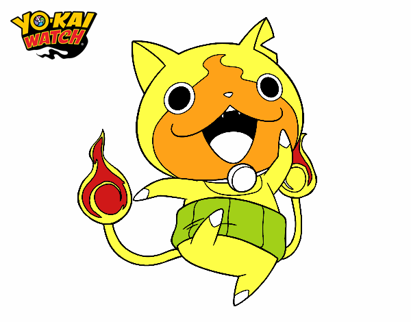 Jibanyan saltando