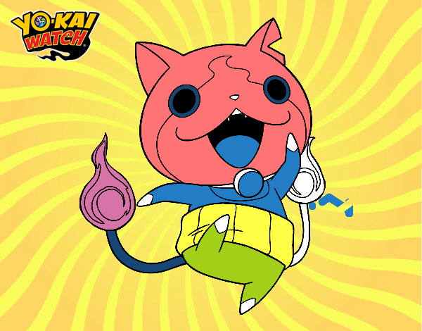 Jibanyan saltando