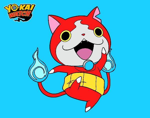 Jibanyan saltando