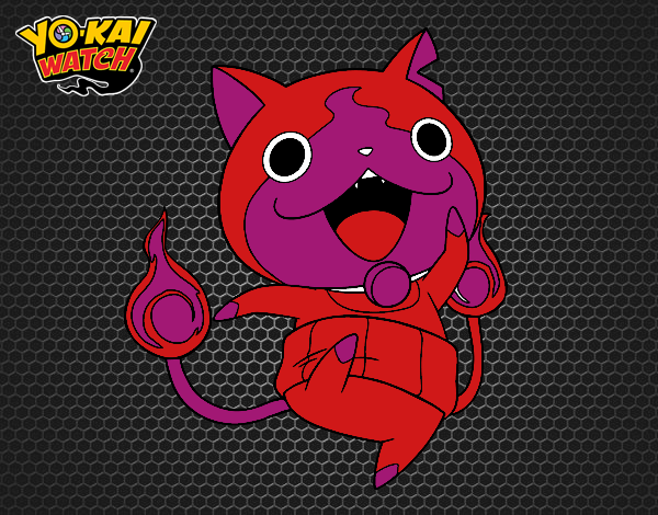 Jibanyan saltando