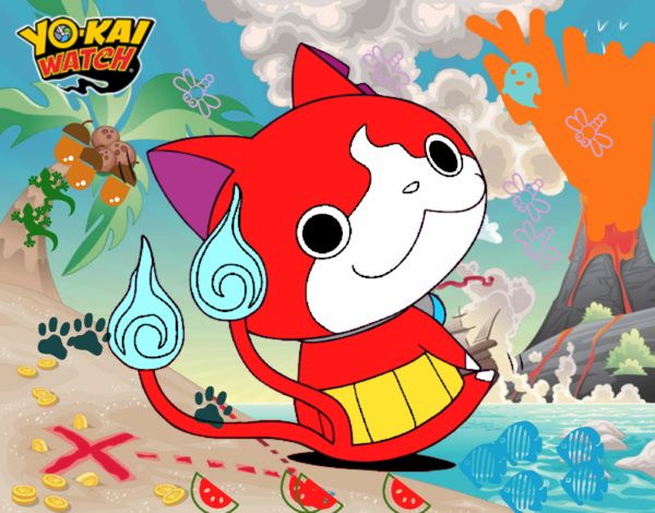 Jibanyan sentado