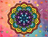 Dibujo Mandala pétalos de flor pintado por CarlosAB