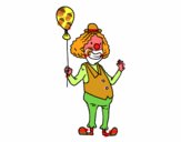 Payaso y globo