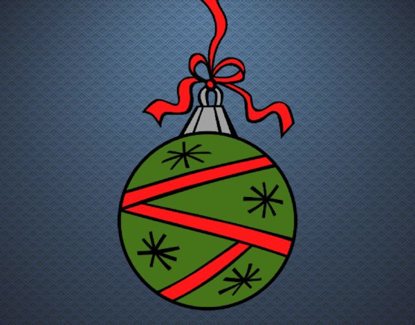 Dibujo Una bola de Navidad pintado por amalia