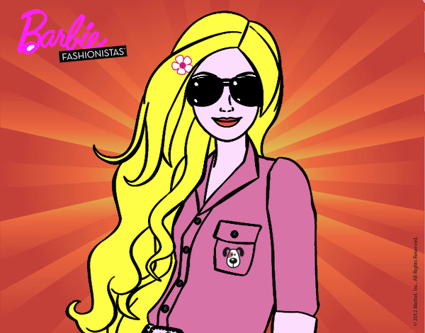 Barbie con gafas de sol