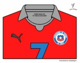 Camiseta del mundial de fútbol 2014 de Chile