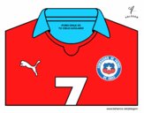 Camiseta del mundial de fútbol 2014 de Chile