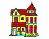 Dibujo Casa señorial clásica pintado por 58723176