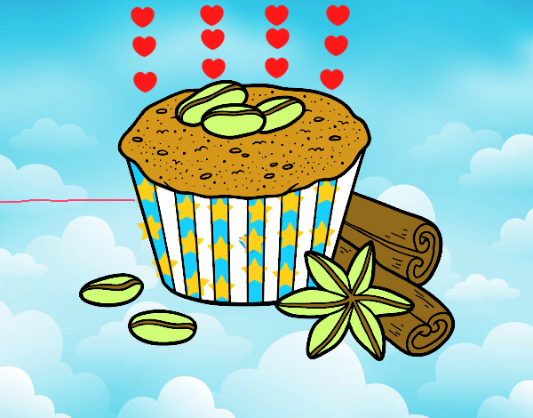 Cupcake de café