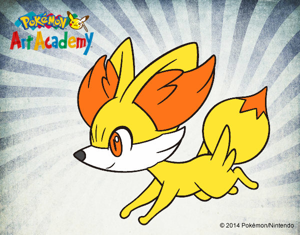 Fennekin corriendo