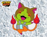 Jibanyan feliz