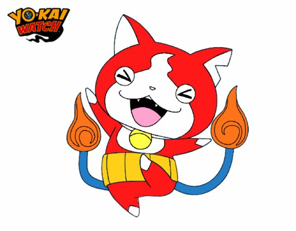 Jibanyan feliz