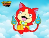 Jibanyan feliz