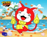 Jibanyan feliz