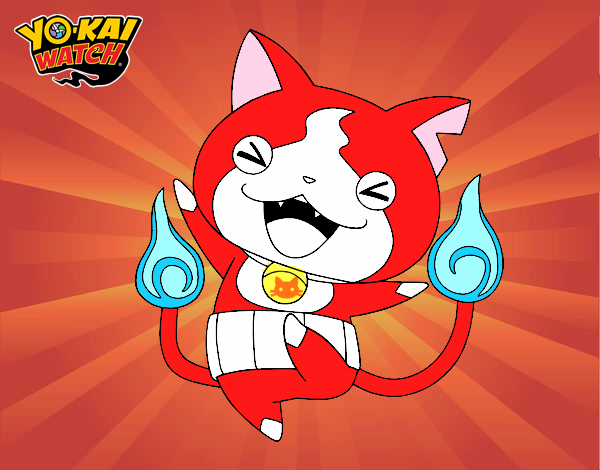 Jibanyan feliz