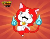 Jibanyan feliz