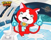 Jibanyan feliz