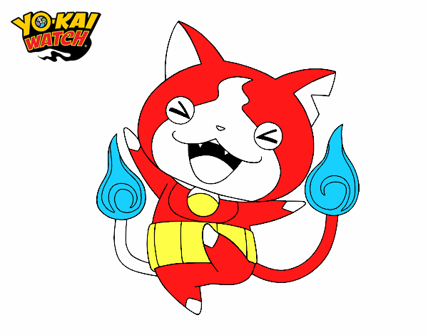 Jibanyan feliz