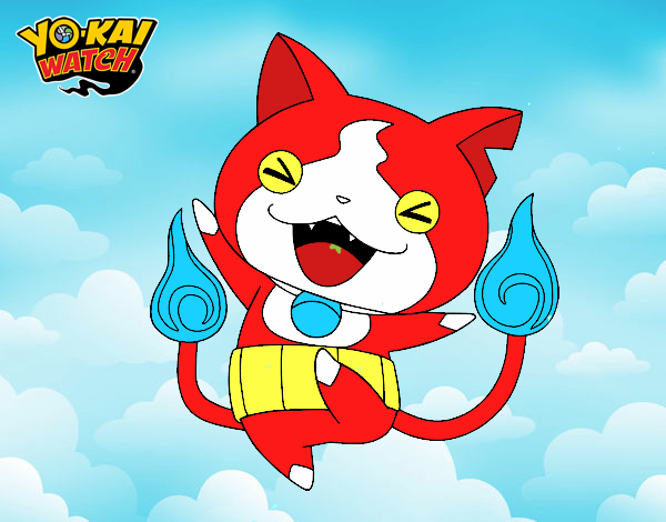 Jibanyan feliz