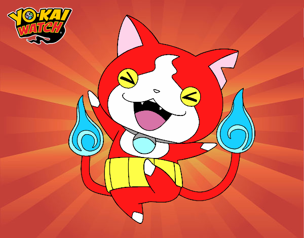 Jibanyan feliz