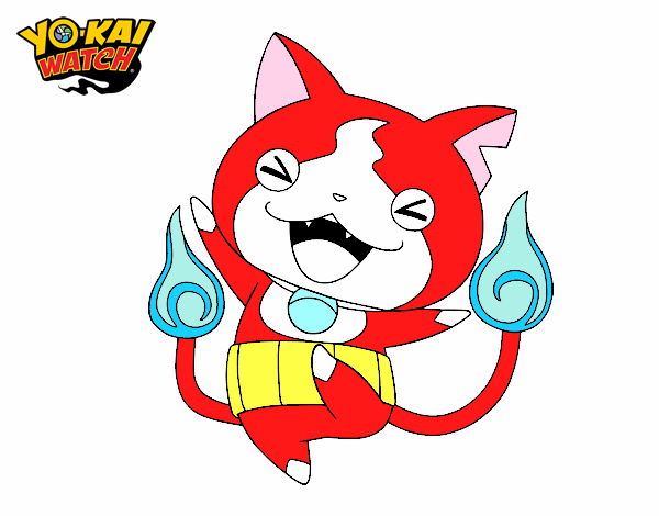 Jibanyan feliz